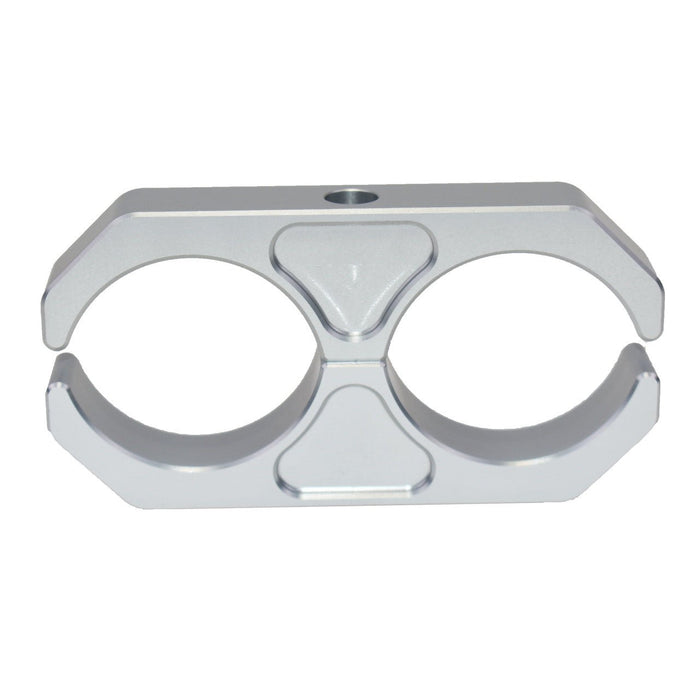 A-Team Performance Universal Billet T6 Aluminum Coilover Reservoir Brackets, Silver - Southwest Performance Parts