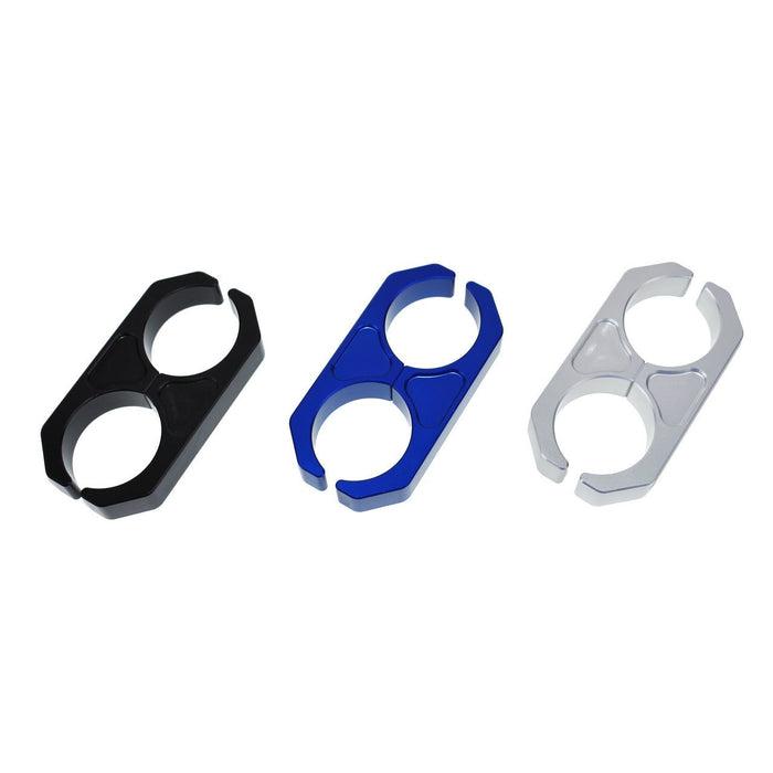 A-Team Performance Universal Billet T6 Aluminum Coilover Reservoir Brackets, Silver - Southwest Performance Parts