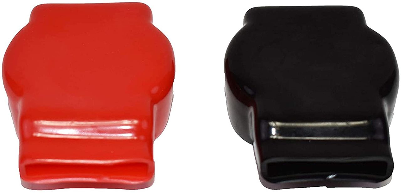 A-Team Performance Universal Flexible Vinyl Military Spec Battery Terminal Covers, Copper Plating UL94 Flame Class V-2 Positive, and Negative, Red and Black - Southwest Performance Parts