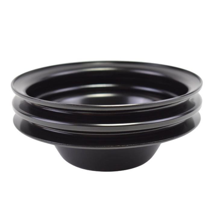 A-Team Performance Water Pump Pulley Double-Groove SWP Short Water Pump Compatible With Small Block Chevy SBC 262 265 267 283 302 305 307 327 350 400 Black Steel - Southwest Performance Parts