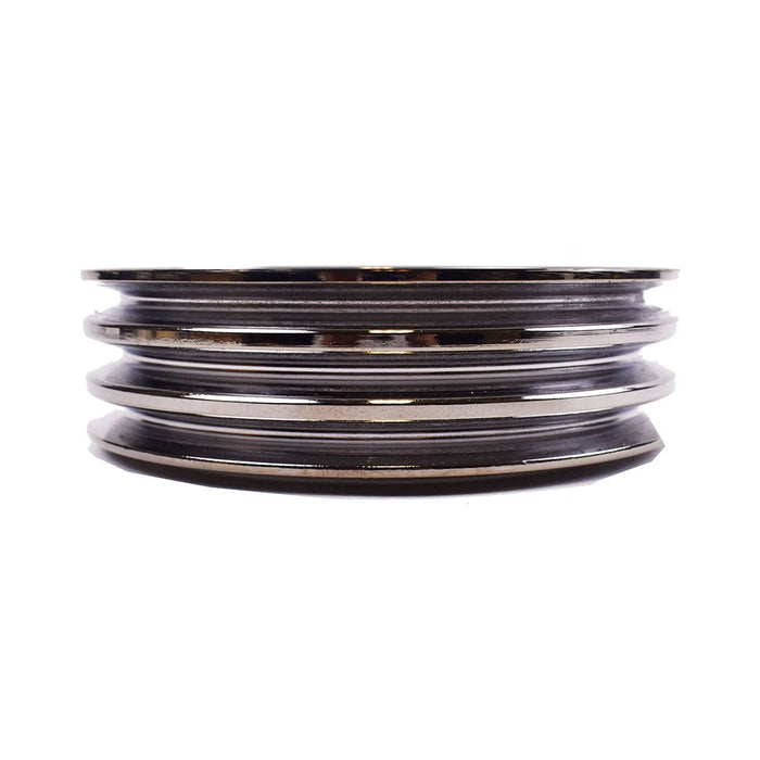 Crankshaft Pulley Triple-Groove SWP Short Water Pump Compatible With Small Block Chevy SBC 262 265 267 283 302 305 307 327 350 400 Chrome Steel - Southwest Performance Parts