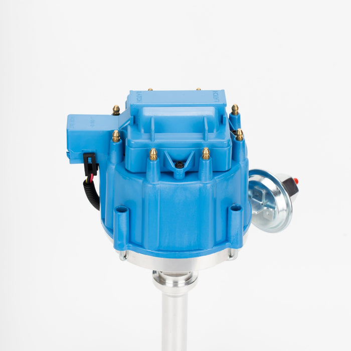 Marine HEI Electronic Distributor 65K Coil For 350 454 V8 Mercruiser OMC 5.0 5.7 7.4, Blue - Southwest Performance Parts