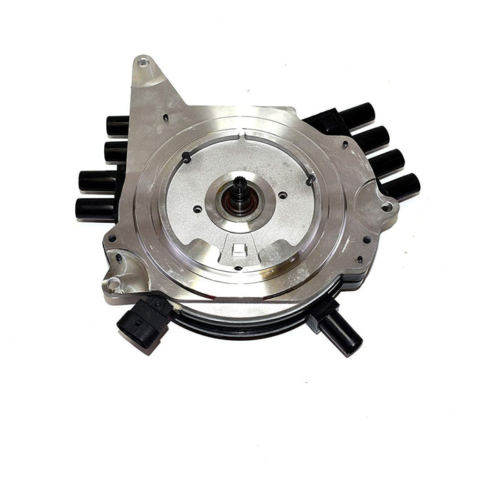 A-Team Performance Complete OptiSpark Spline Drive Distributor with Wiring Harness Compatible With Chevy GMC Chevrolet 92-94 LT1 V8 5.7L Black Cap