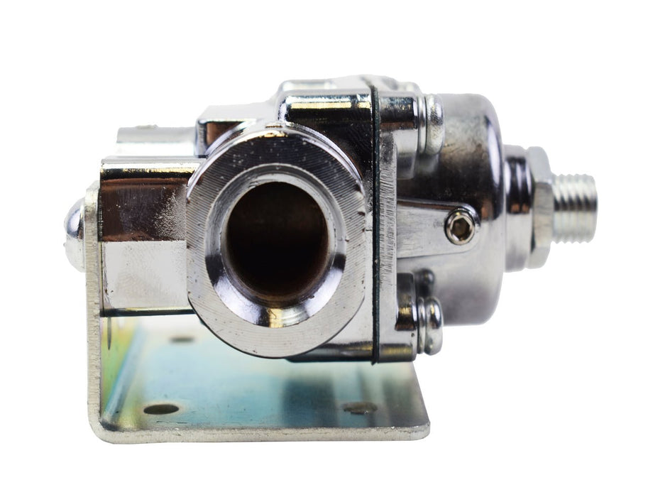 A-Team Performance 12-803 Fuel Pump Fuel Pressure Regulator 4.5-9 PSI Gasoline Chrome Plated - Southwest Performance Parts