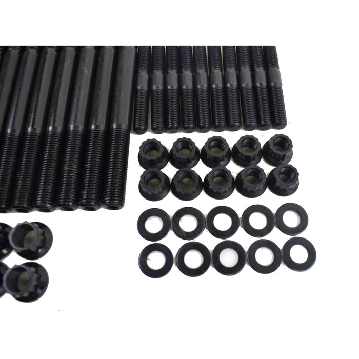 A-Team Performance 12-POINT BLACK OXIDE CYLINDER HEAD STUD KIT FOR CHEVY LS CAR ENGINES 2004-UP - Southwest Performance Parts
