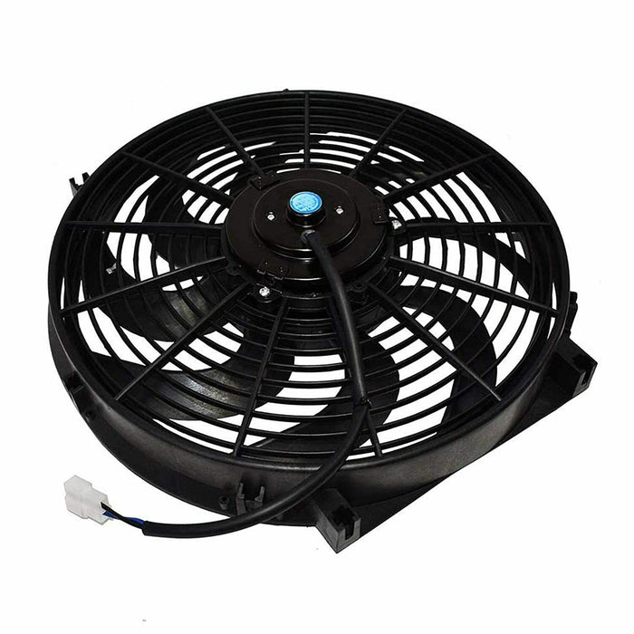 A-Team Performance 14" Heavy Duty Radiator Electric Wide Curved Blade FAN 2400CFM - Southwest Performance Parts
