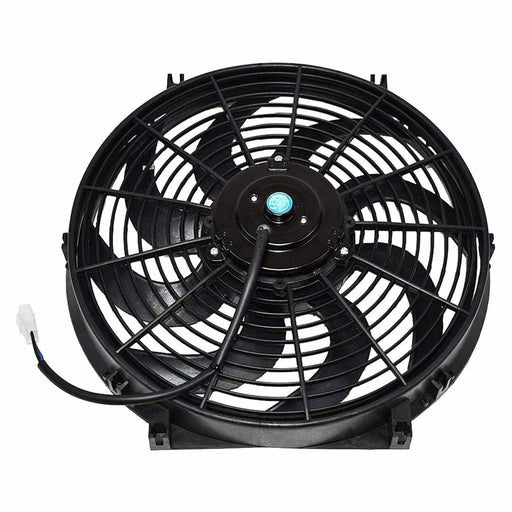 A-Team Performance 14" Heavy Duty Radiator Electric Wide Curved Blade FAN 2400CFM - Southwest Performance Parts