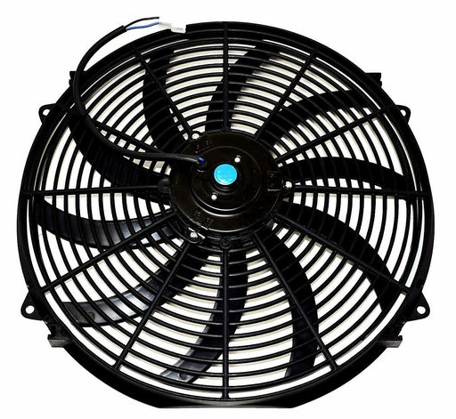 A-Team Performance 140041 16" Electric Curved Blade Reversible Cooling Fan 12v 3000cfm+ Thermostat Kit - Southwest Performance Parts