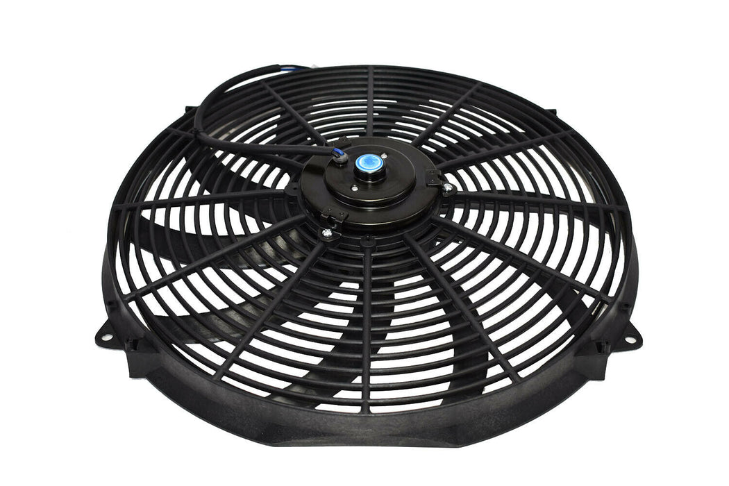 A-Team Performance 140041 16" Electric Curved Blade Reversible Cooling Fan 12v 3000cfm+ Thermostat Kit - Southwest Performance Parts