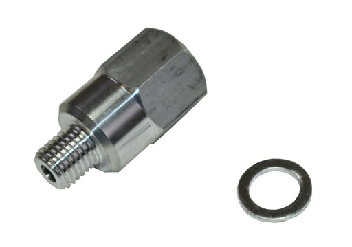 A-Team Performance - 1.5NPT to 1-8NPT Aluminum Fitting Adapter Reducer For LS Engine Swap to Oil Pressure Gauge Sensor - Compatible with LS1 LSX LS3, Pack of 1 - Southwest Performance Parts