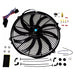 A-Team Performance 16" Heavy Duty 12V Radiator Electric Wide Curved Blade FAN &amp; RELAY - Southwest Performance Parts