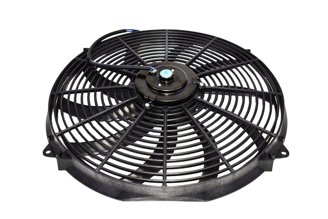 A-Team Performance 16" Heavy Duty 12V Radiator Electric Wide Curved S Blade FAN 3000 - Southwest Performance Parts