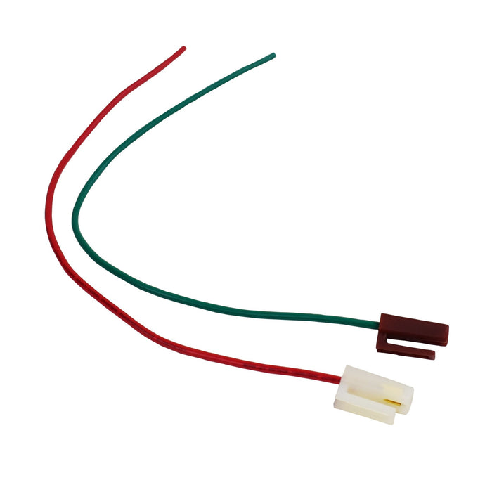 A-Team Performance 170073 Pigtail Harness Cable Wires for HEI Distributor Battery and Tachometer Wiring 12V Ignition Coil &amp; Tach Wire Connector Accessories 11" Red and Green - Southwest Performance Parts