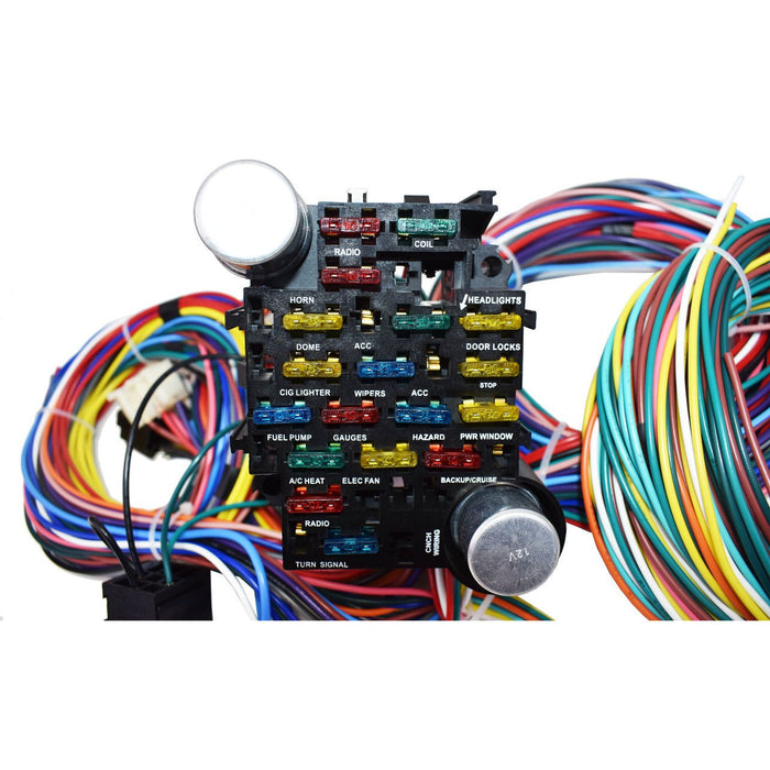 Painless Performance 10127 Painless Performance 21-Circuit Mopar  Color-Coded Universal Wiring Harnesses | Summit Racing