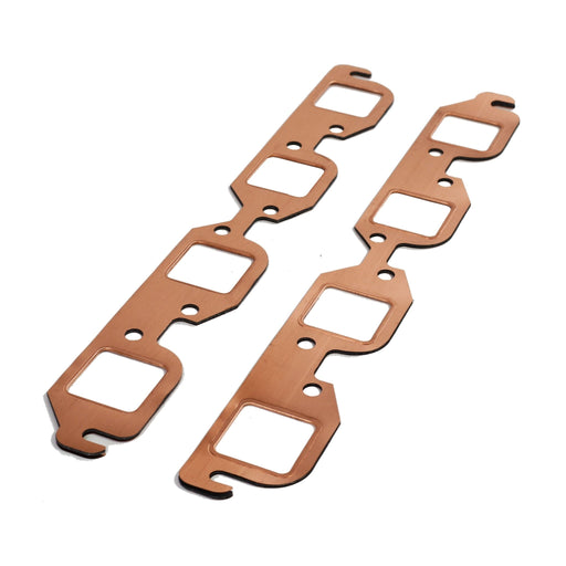 A-Team Performance 2pcs Exhaust Gaskets, Square Port Copper Header Exhaust Gaskets Reusable - Southwest Performance Parts