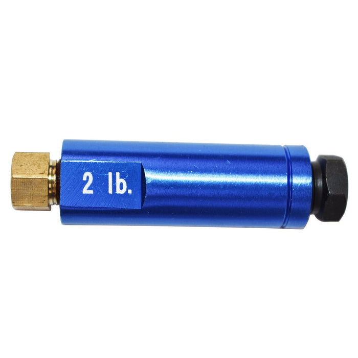 A-Team Performance 3-8" FITTINGS RESIDUAL CHECK VALVE BLUE - 2 lbs. (DISC BRAKES) - Southwest Performance Parts