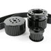 A-Team Performance 302-351w V8 Engine Gilmer Style Pulley Kit compatible with Ford SB (BLACK) - Southwest Performance Parts