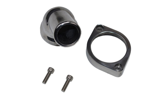 A-Team Performance 45° Swivel Water Neck Thermostat Housing Chrome Aluminum Chevrolet GM Pontiac LS LSX LS1 LS2 LS3 LS6 LS7 - Southwest Performance Parts