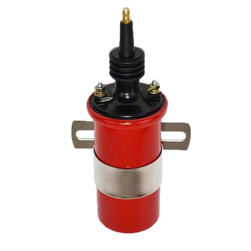 A-Team Performance 45,000 Volt Oil Filled Canister Male Ignition Coil Red - Southwest Performance Parts