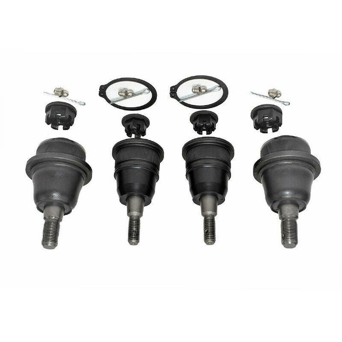 A-Team Performance 4x4 Upper and Lower Ball Joints Set Compatible with Silverado 2500 3500 1999-2007 XRF - Southwest Performance Parts