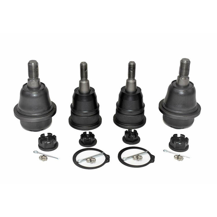 A-Team Performance 4x4 Upper and Lower Ball Joints Set Compatible with Silverado 2500 3500 1999-2007 XRF - Southwest Performance Parts