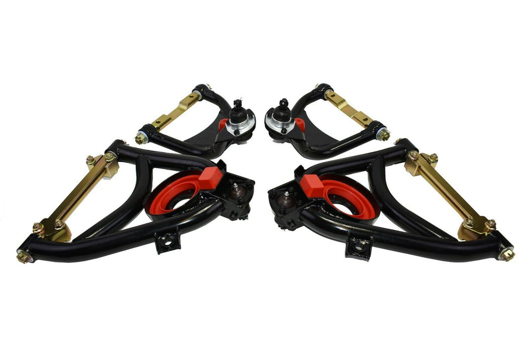 A-Team Performance 55-57 55 1956 1957 BELAIR TUBULAR UPPER AND LOWER CONTROL ARMS HEAVY DUTY - Southwest Performance Parts