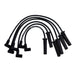 A-Team Performance 6 Cylinder 8.0mm Silicone Spark Plug Wires Compatible With Early GMC Chevy 194 216 235 Toyota Land Cruiser FJ40 FJ60 2F 3F Black - Southwest Performance Parts