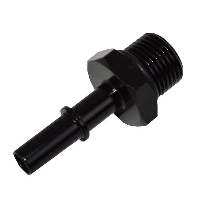 A-Team Performance 8 AN Male Thread 3-8" Male Quick Connect EFI Fuel Rail Adapter Fitting - Southwest Performance Parts