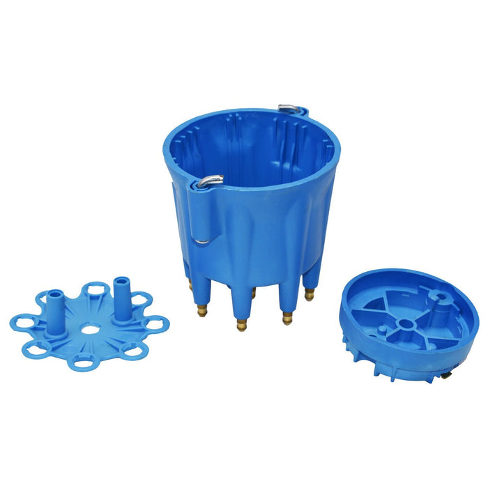A-Team Performance 8-Cylinder Male Pro Series Distributor Cap &amp; Rotor Kit (Blue) - Southwest Performance Parts
