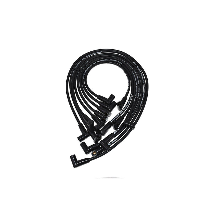 A-Team Performance 8.0mm Black Silicone High Performance Spark Plug Wire Set Fits Small Block Chevy-GM 283 305 307 327 350 400 - Southwest Performance Parts