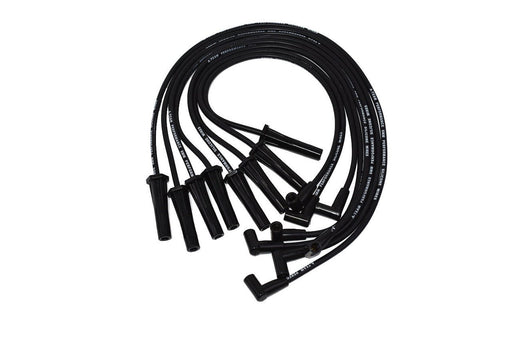 A-Team Performance 8.0mm Black Silicone Spark Plug Wires Compatible with BBC Big Block Chevy Chevrolet GMC Straight Boot Wires 396 402 427 454 502 572 - Southwest Performance Parts