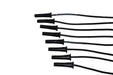 A-Team Performance 8.0mm Black Silicone Spark Plug Wires Compatible with BBC Big Block Chevy Chevrolet GMC Straight Boot Wires 396 402 427 454 502 572 - Southwest Performance Parts