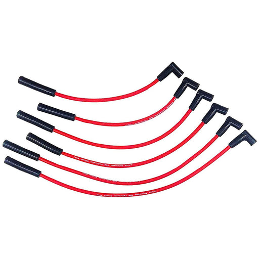 A-Team Performance 8.0mm Red Silicone Spark Plug Wires AMC-JEEP 199 232 252 258 282 Straight 6 Wires - Southwest Performance Parts