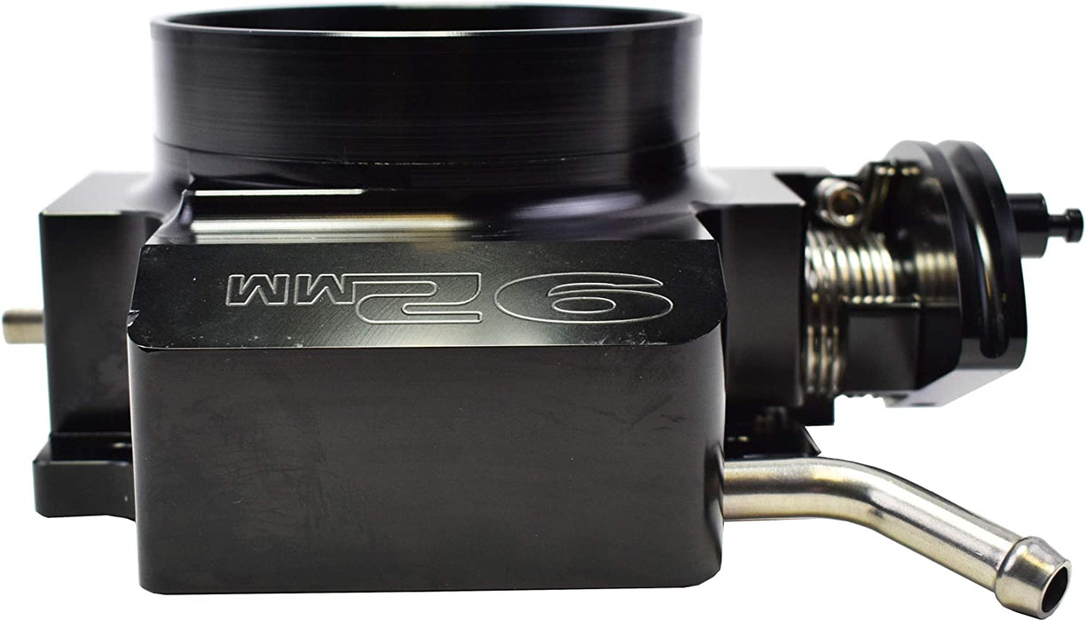 A-Team Performance 92MM 4 Bolt Throttle Body LS LS1 LS3 LS6 LSX Engine BLACK - Southwest Performance Parts