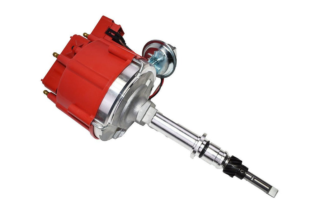 HEI Ignition Distributor With 65K Coil - Compatible With Chevy Inline 6 Cylinder 230 250 292