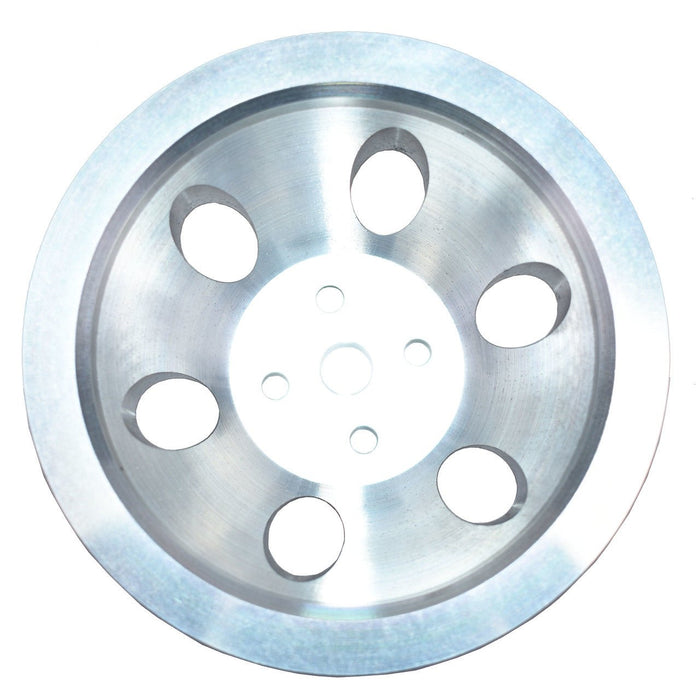 A-Team Performance CHEVY SMALL BLOCK DOUBLE-GROOVE ALUMINUM SHORT WATER PUMP PULLEY - Southwest Performance Parts