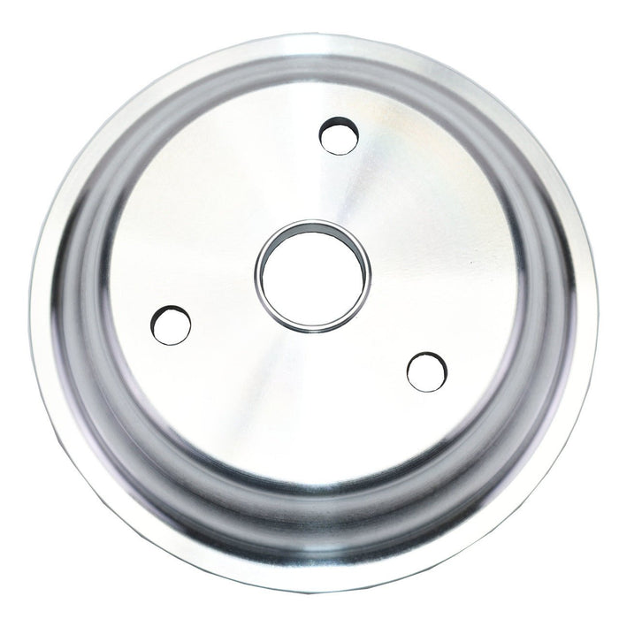 A-Team Performance CHEVY SMALL BLOCK LONG WATER PUMP DOUBLE-GROOVE ALUMINUM CRANKSHAFT PULLEY - Southwest Performance Parts