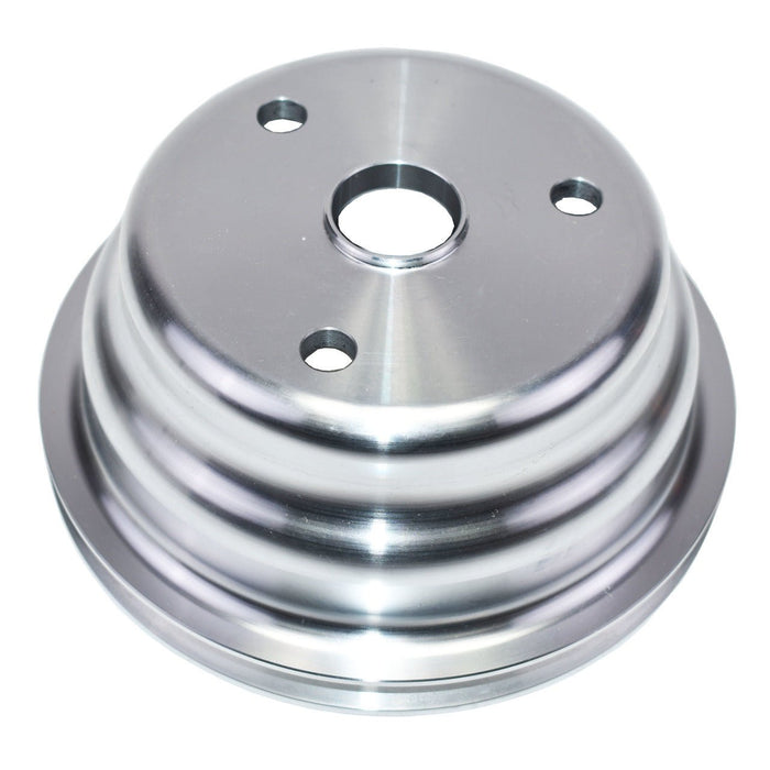 A-Team Performance CHEVY SMALL BLOCK LONG WATER PUMP SINGLE-GROOVE ALUMINUM CRANKSHAFT PULLEY - Southwest Performance Parts