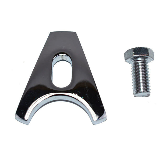 A-Team Performance CHEVY V8 CHROME STEEL COMPETITION STYLE DISTRIBUTOR HOLD-DOWN CLAMP - Southwest Performance Parts