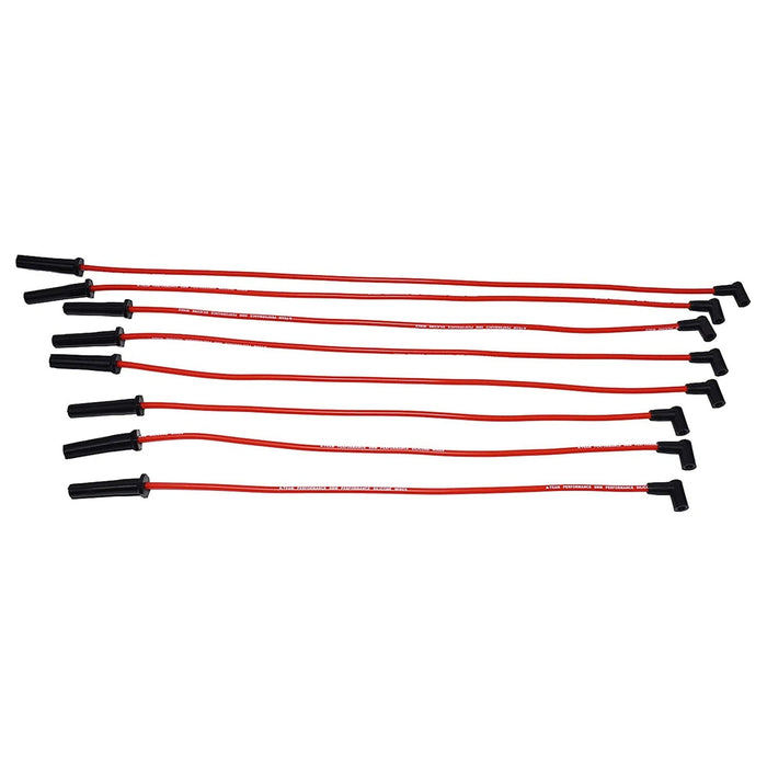 A-Team Performance Complete HEI Distributor Spark Plug Wires and Pigtail Kit — Compatible with Mopar Chrysler Dodge Plymouth V8 Engines 273 318 340 340 360 — 65K COIL Red Cap One Wire Installation - Southwest Performance Parts