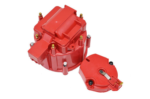 A-Team Performance CR6R HEI OEM Distributor Cap, Rotor and, Coil Cover Kit Red 6 Cylinder - Southwest Performance Parts