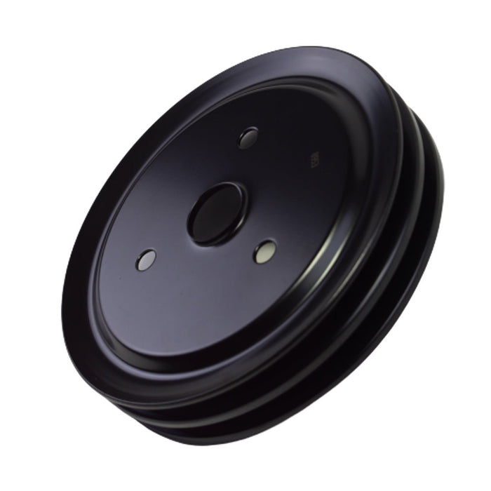 Short Water Pump Pulley Double-Groove For Small Block Chevy | SBC 262 327 350 400 | SWP V-Belt Pulley