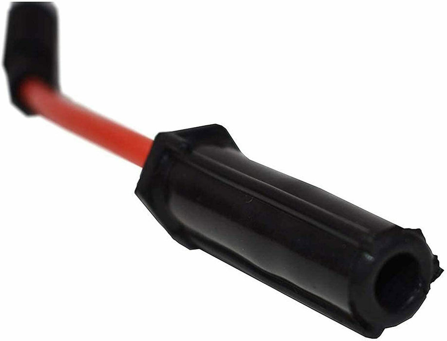 A-Team Performance D510C Ignition Coils &amp; 8" 8.0mm Spark Plug Wires For Chevrolet GMC GM LS LSX LS1 LS2 LS3 LS6 Black Coils &amp; Red Wires - Southwest Performance Parts