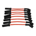 A-Team Performance D510C Ignition Coils &amp; 8" 8.0mm Spark Plug Wires For Chevrolet GMC GM LS LSX LS1 LS2 LS3 LS6 Black Coils &amp; Red Wires - Southwest Performance Parts