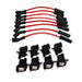 A-Team Performance D585 Ignition Coils &amp; 11" 8.0mm Spark Plug Wires For Chevrolet GMC GM LS LSX LS1 LS2 LS3 LS6 LS7 Black Coils &amp; Red Wires - Southwest Performance Parts