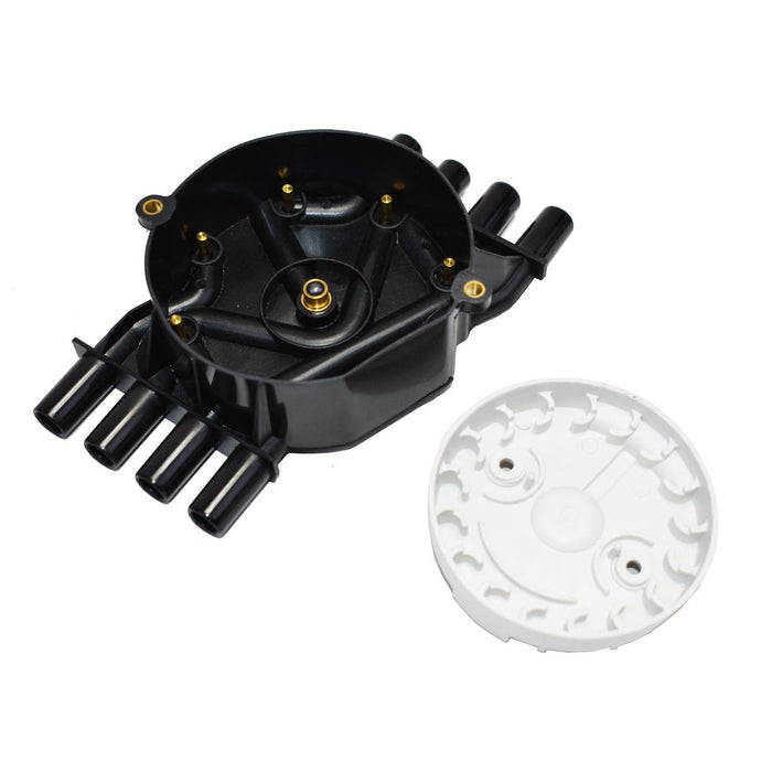 A-Team Performance Distributor Cap and Rotor for GM Chevrolet Vortec 305 350 454 Black - Southwest Performance Parts