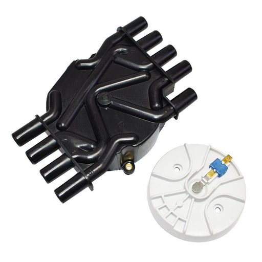 A-Team Performance Distributor Cap and Rotor for GM Chevrolet Vortec 305 350 454 Black - Southwest Performance Parts