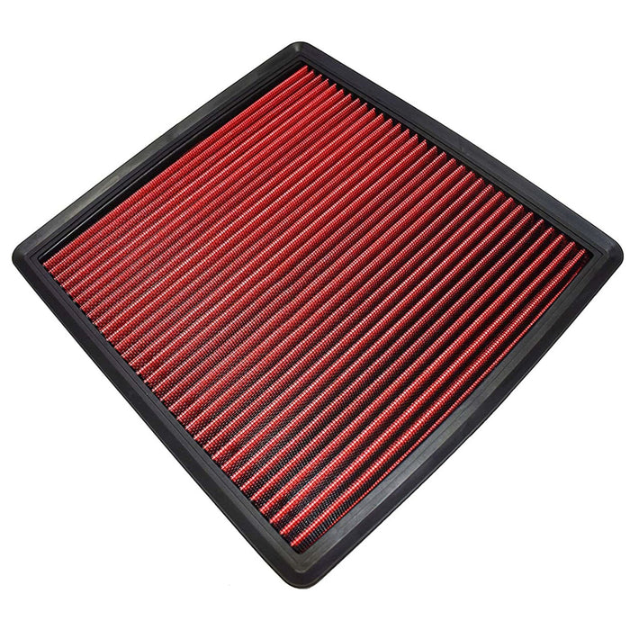 A-Team Performance Engine Air Filter, Washable and Reusable Compatible with 2007-2019 Ford-Lincoln Truck and SUV V6-V8-V10 (F150, F150 Raptor, Expedition, Navigator, F250, F350, F450, F550, F650) - Southwest Performance Parts