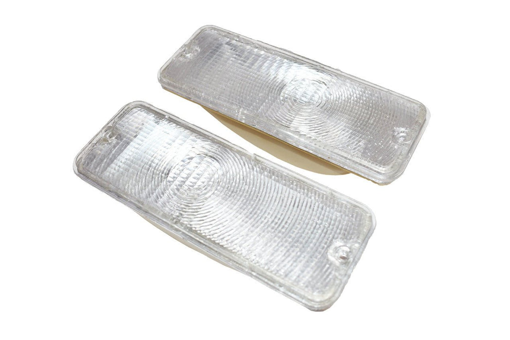 A-Team Performance Front Turn Signal Lights For 73 74 75 76 77 Ford F-150 F150 F250 F350 Truck, Clear - Southwest Performance Parts