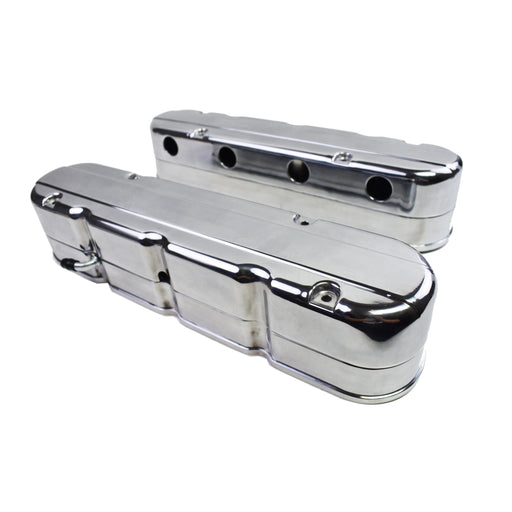 A-Team Performance GM LS Smooth Cast Aluminum Valve Covers with Coil Mounts and Covers For Chevy Small Block SB V8 293 325 376 427 Polished - Southwest Performance Parts